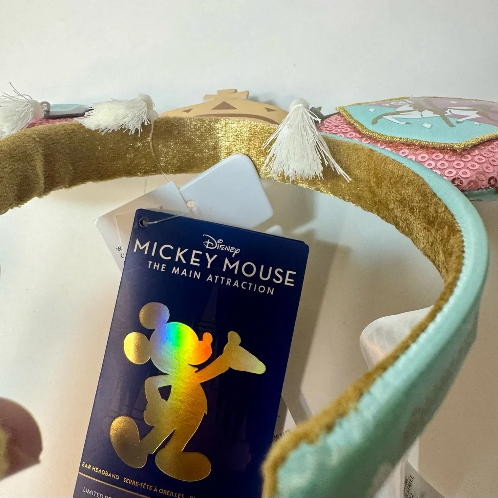 NWT. Carousel ears. Disney Mickey Mouse Ears Prince Charming limited edition - Picture 12 of 12